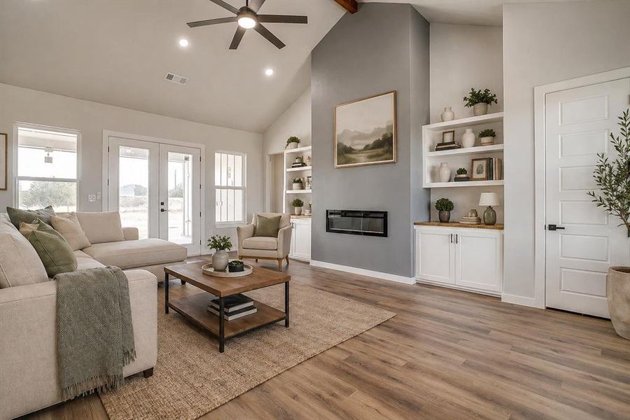 Furnished interior view inside a new home in , Glen Rose (Image 6).
