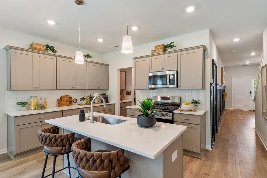 Furnished interior view inside a new home in Central Creek, Goose Creek (Image 9).