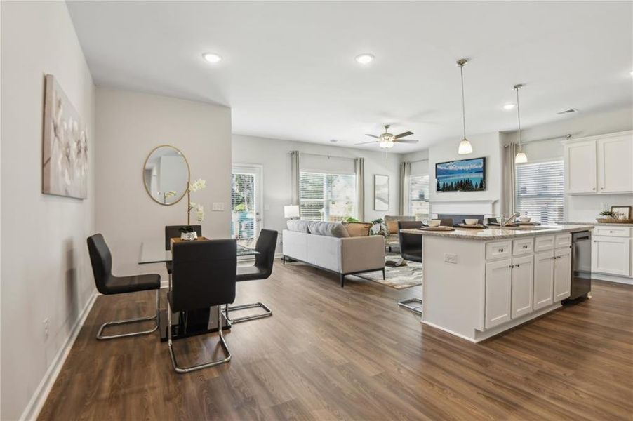 Furnished interior view inside a new home in Fairview Lake, Conyers (Image 21).