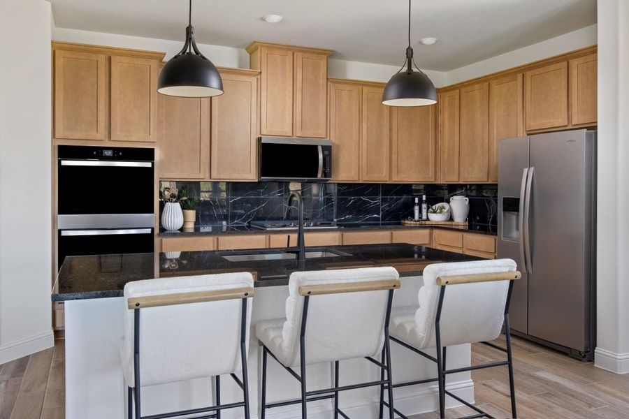 Representative furnished interior of a home built from the Plan 3147 Modeled by KB Home in Sierra Vista at Kelly Ranch, Aledo (Image 4).