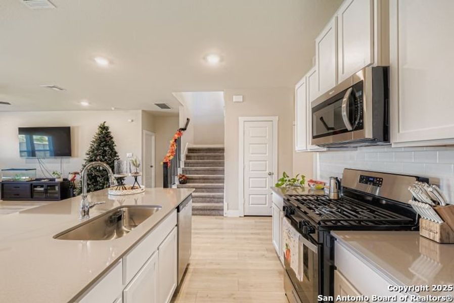 Furnished interior view inside a new home in Riverstone at Westpointe, San Antonio (Image 19).