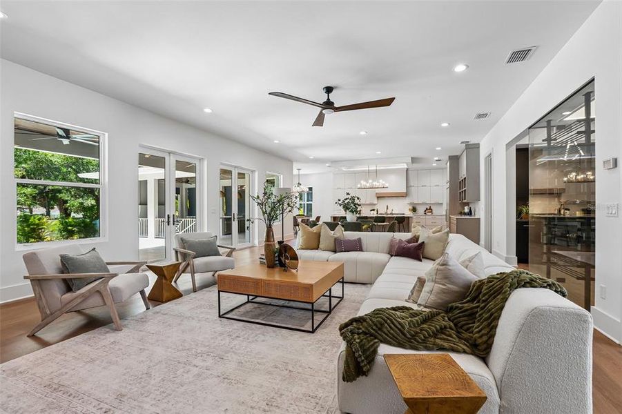Furnished interior view inside a new home in , Tampa (Image 9).