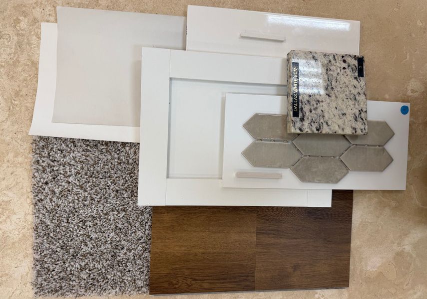 Sample of building materials used in homes in Applewhite Meadows, San Antonio (Image 49).