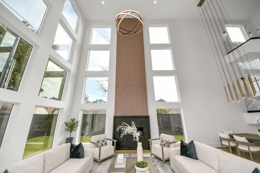Furnished interior view inside a new home in , Houston (Image 6).