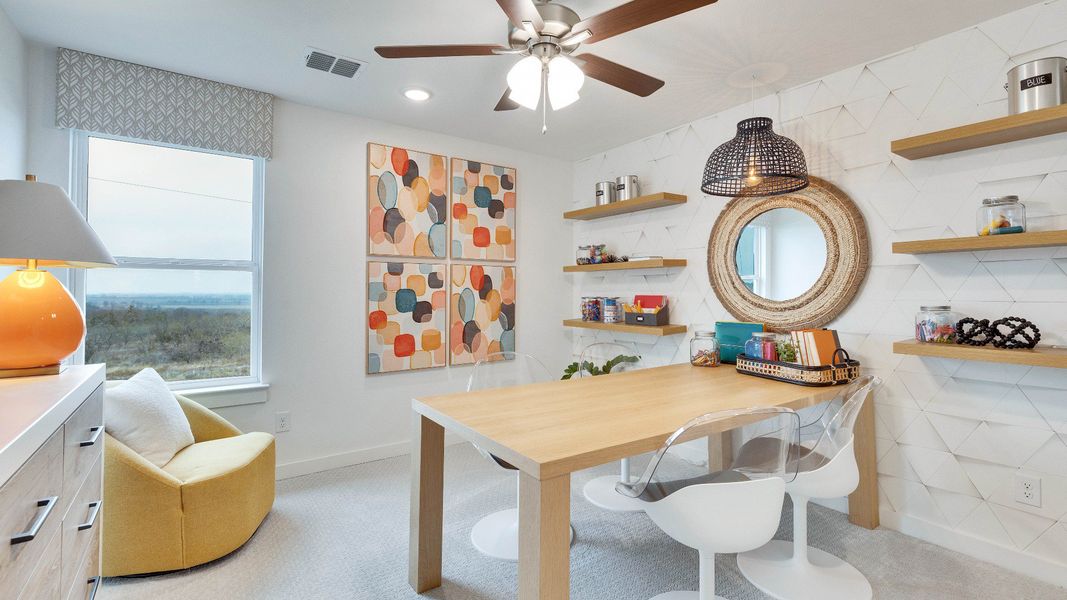 Representative furnished interior of a home built from the Meyerson by DRB Homes in Spring Creek, Taylor (Image 47).