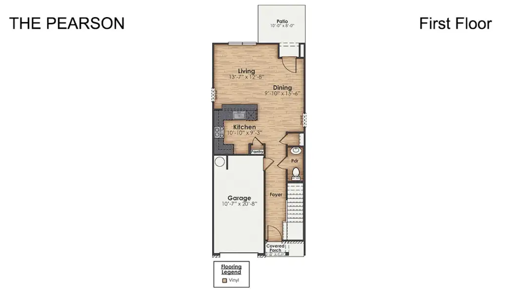2D floor plan layout of this home in The Landing at Sidbury Station, Castle Hayne, NC (Image 3). 2D floor plan layout of this home in The Landing at Sidbury Station, Castle Hayne, NC (Image 3).