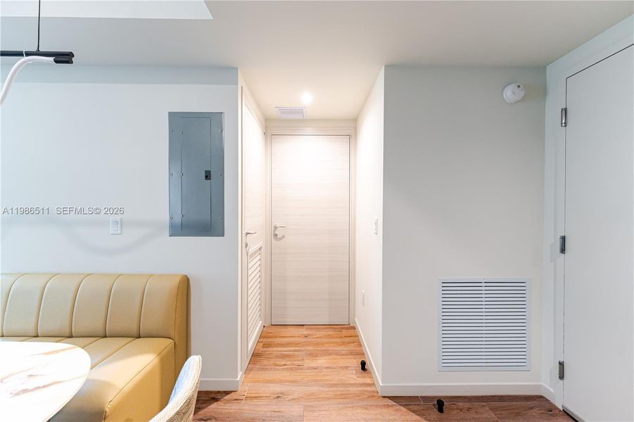 Furnished interior view inside a new home in , Coral Gables (Image 7). Furnished interior view inside a new home in , Coral Gables (Image 7).