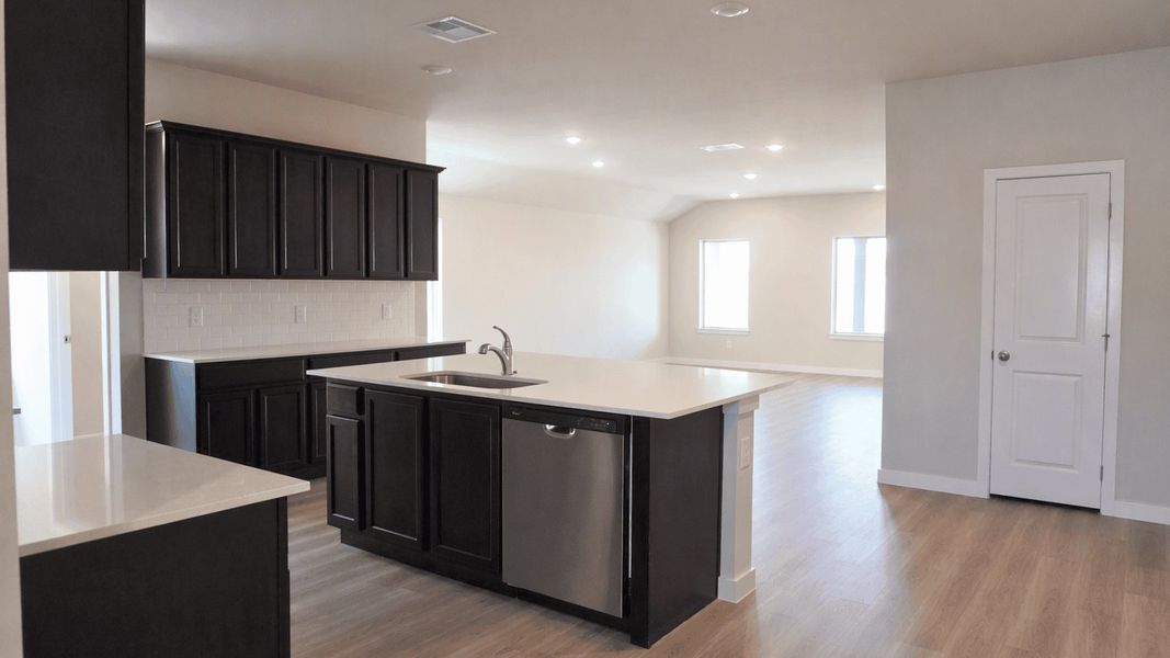 Furnished interior view inside a new home in London Towne, Corpus Christi (Image 3).