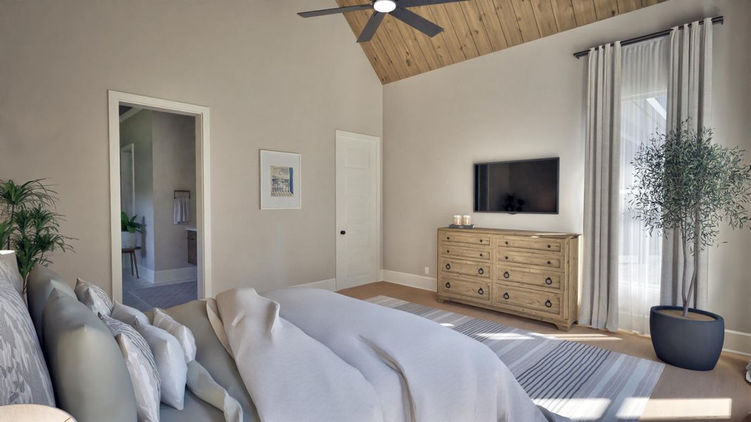 Furnished interior view inside a new home in , Johns Island (Image 4).