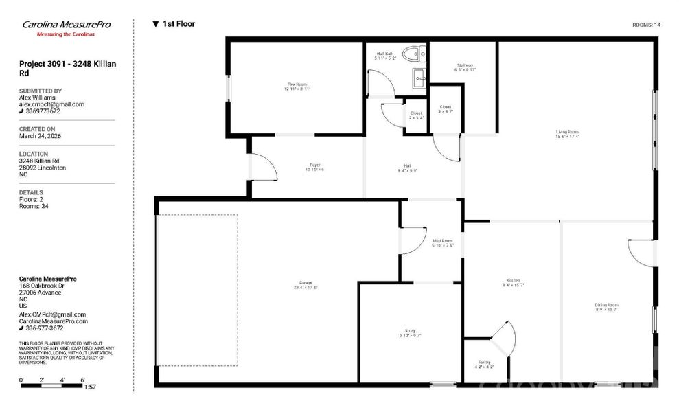 2D floor plan layout of this home in , Lincolnton, NC (Image 5).