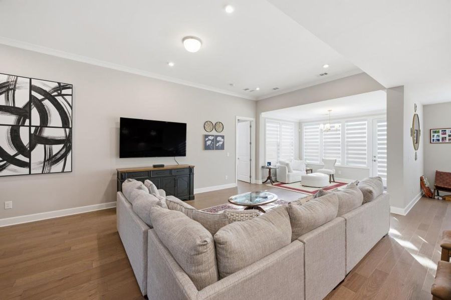 Furnished interior view inside a new home in , Hoschton (Image 7).