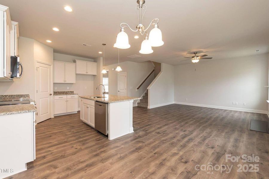 Furnished interior view inside a new home in Northlake, Statesville (Image 5).