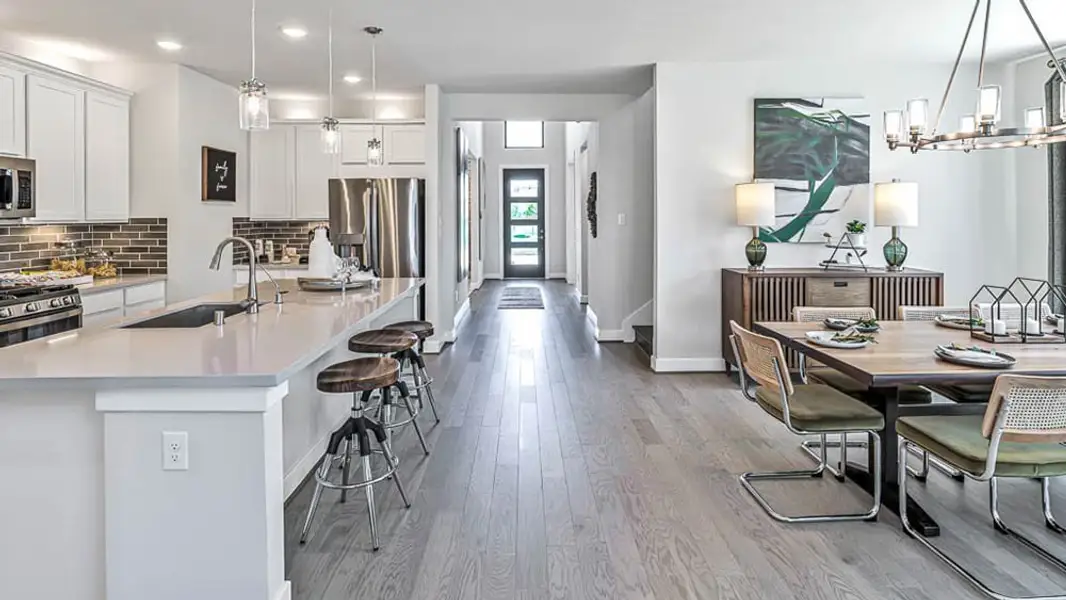 Furnished interior view inside a new home in Trillium, Richmond (Image 21).