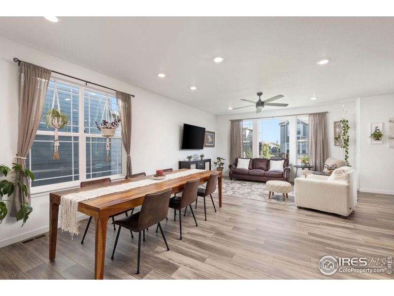 Open Concept Floorplan with Luxury Vinyl Plank Floors