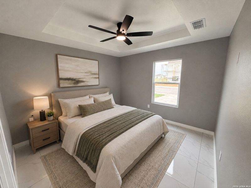 Furnished interior view inside a new home in , Laredo (Image 6).