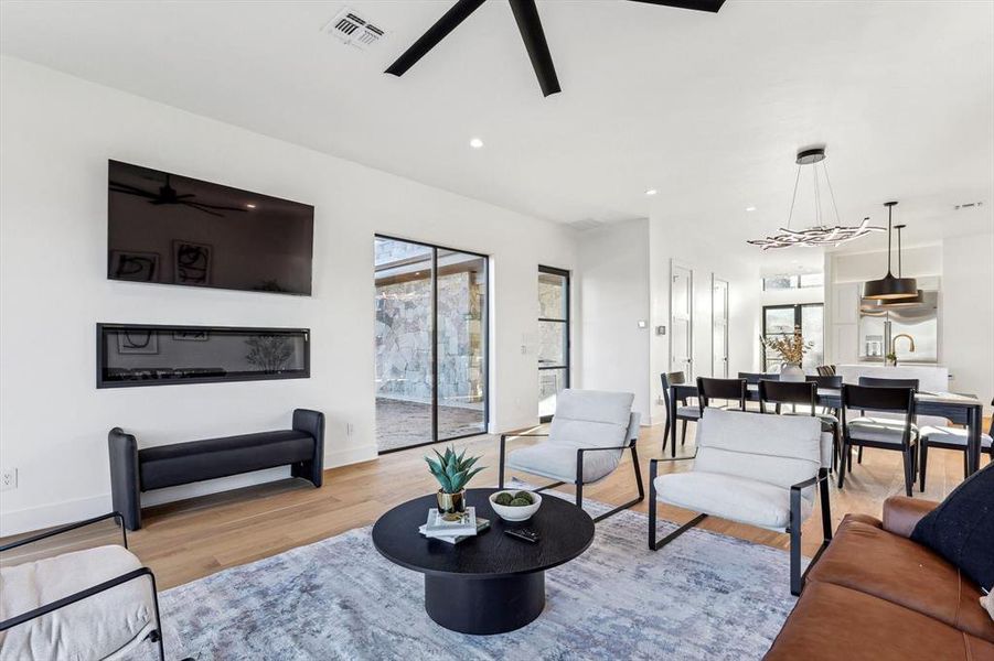 Furnished interior view inside a new home in , Graford (Image 15). Furnished interior view inside a new home in , Graford (Image 15).