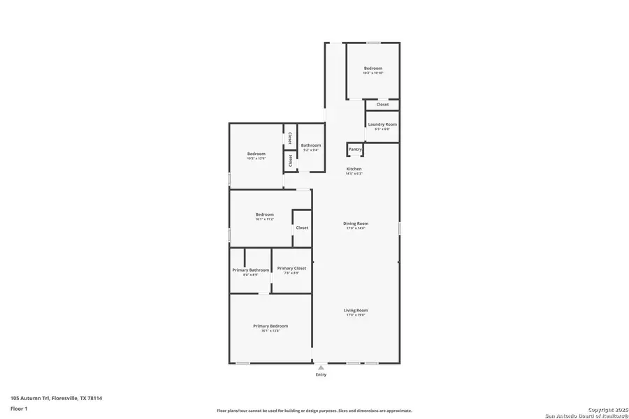 2D floor plan layout of this home in Lodi Grove, Floresville, TX (Image 3). 2D floor plan layout of this home in Lodi Grove, Floresville, TX (Image 3).