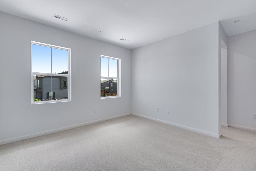 Spacious, unfurnished interior of a new home in Reunion, Commerce City (Image 32). Spacious, unfurnished interior of a new home in Reunion, Commerce City (Image 32).