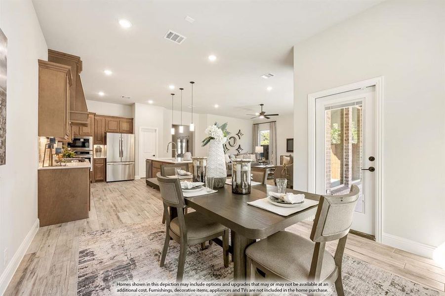Furnished interior view inside a new home in Wildflower Ranch, Fort Worth (Image 25).