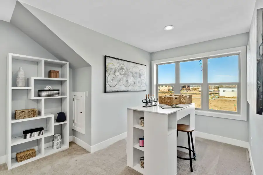 Furnished interior view inside a new home in The Courtyards at Lupton Village, Fort Lupton (Image 30).