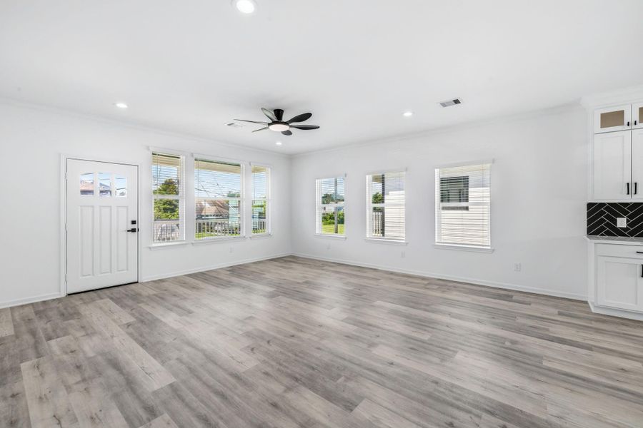Spacious, unfurnished interior of a new home in , La Porte (Image 20). Spacious, unfurnished interior of a new home in , La Porte (Image 20).