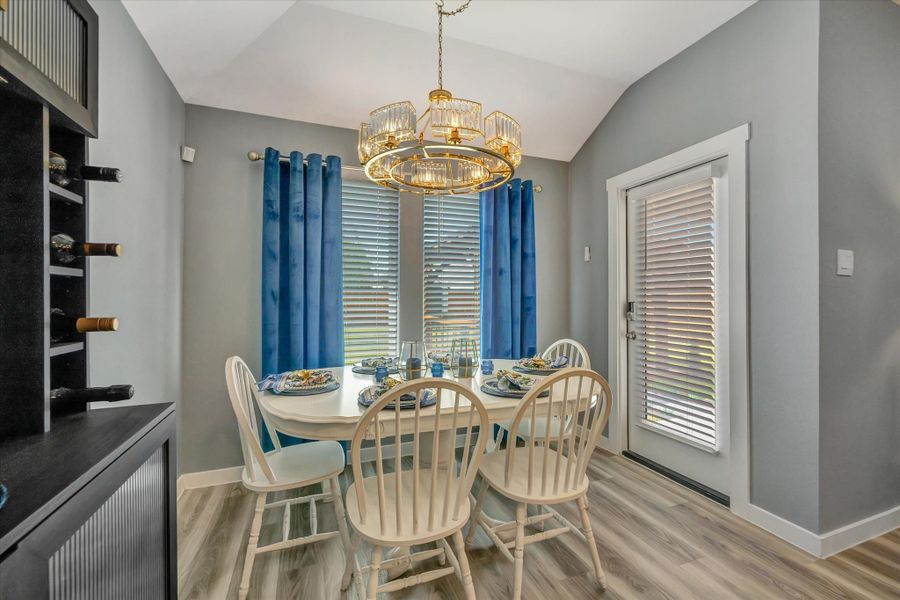 Furnished interior view inside a new home in Central Park, Texas City (Image 31). Furnished interior view inside a new home in Central Park, Texas City (Image 31).