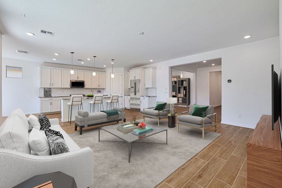 Representative furnished interior of a home built from the Harbor by Mattamy Homes in Empire Pointe, Queen Creek (Image 4).