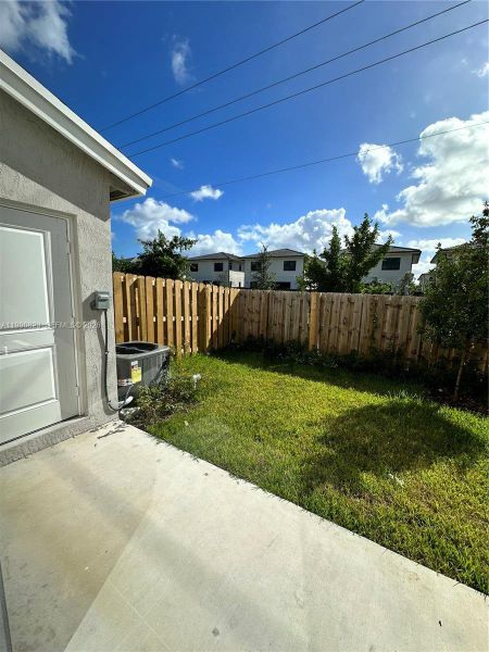 Exterior details and patio area of a home in , Florida City (Image 10). Exterior details and patio area of a home in , Florida City (Image 10).