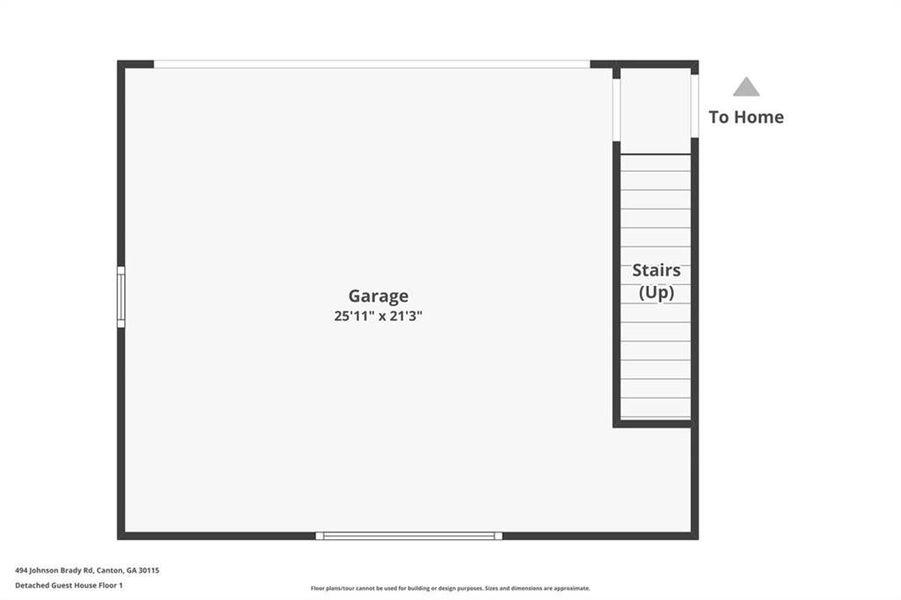2D floor plan layout of this home in , Canton, GA (Image 6).