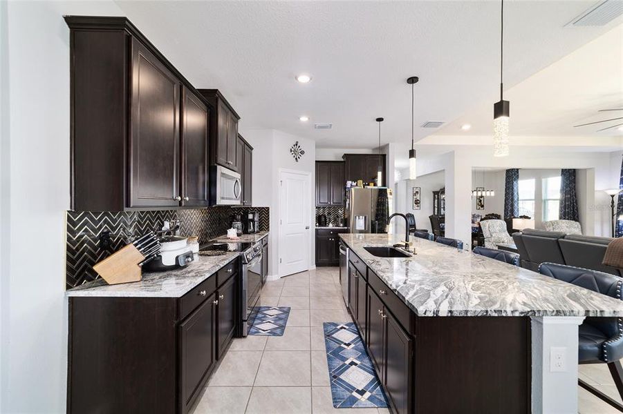 Furnished interior view inside a new home in Brookhaven, Ocala (Image 76).