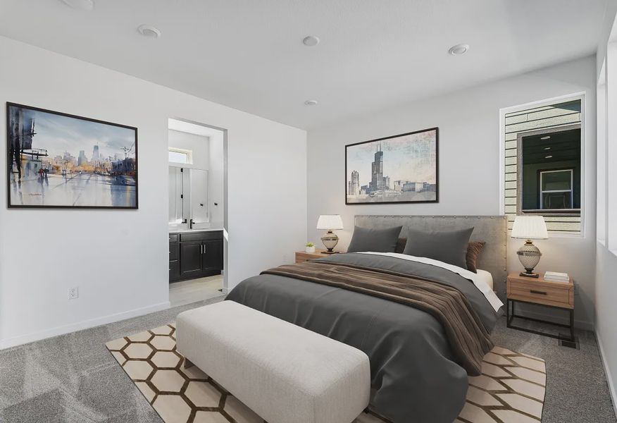Homesite 43 Primary Bedroom - Virtually Staged - 6 of 8 Homesite 43 Primary Bedroom - Virtually Staged - 6 of 8