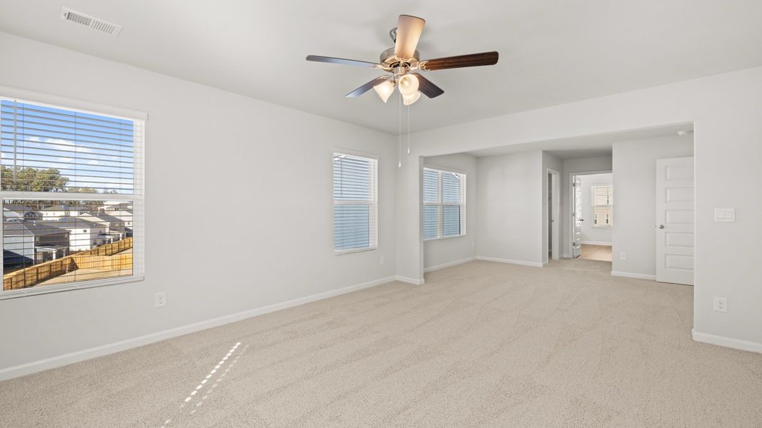 Representative unfurnished interior of a home built from the Halton by D.R. Horton in Southwind Village, Evans (Image 25).