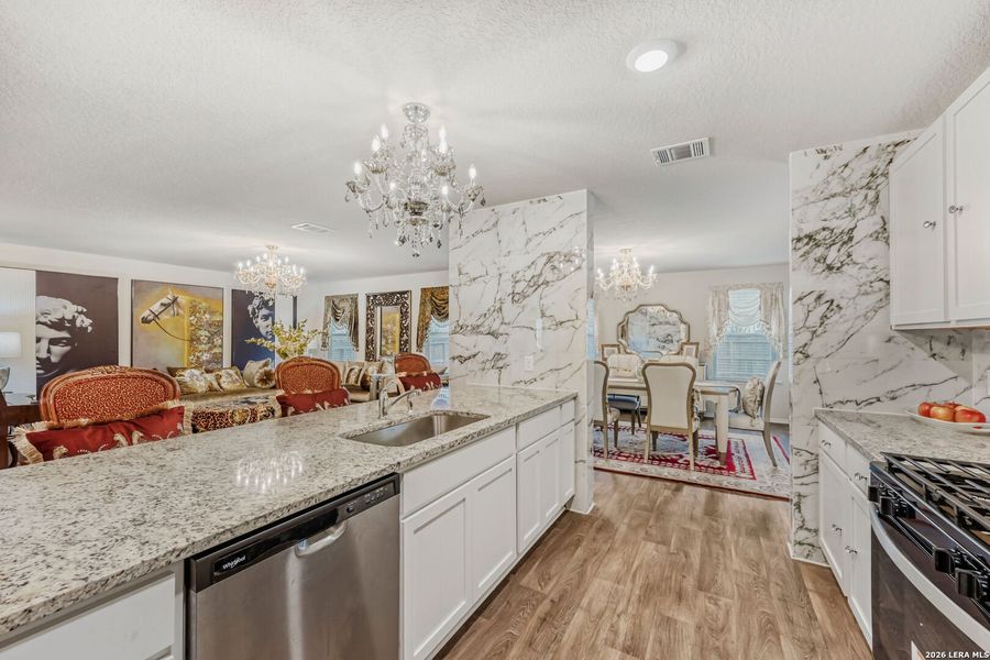 Furnished interior view inside a new home in Redbird Ranch, San Antonio (Image 7).
