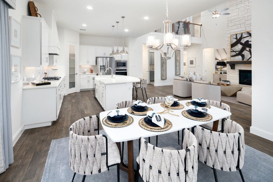 Representative furnished interior of a home built from the Kirby by UnionMain Homes in Cambridge Crossing, Celina (Image 14). Representative furnished interior of a home built from the Kirby by UnionMain Homes in Cambridge Crossing, Celina (Image 14).
