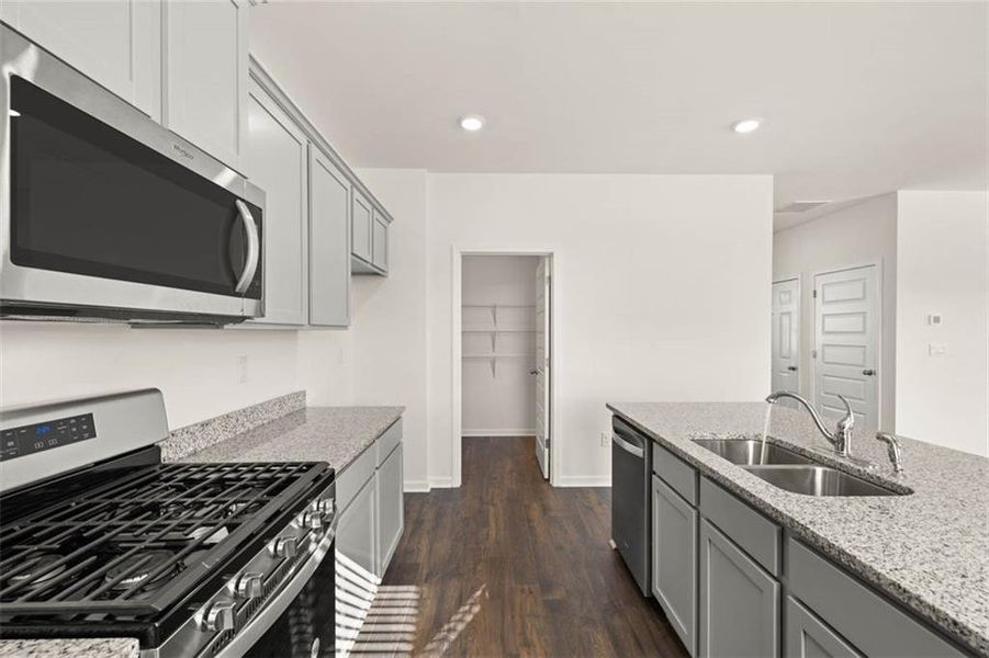 Furnished interior view inside a new home in Champion's Run, Lithonia (Image 8).