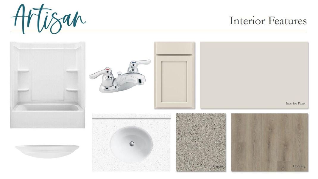 Sample of building materials used in homes in Windward Village, Summerville (Image 16).