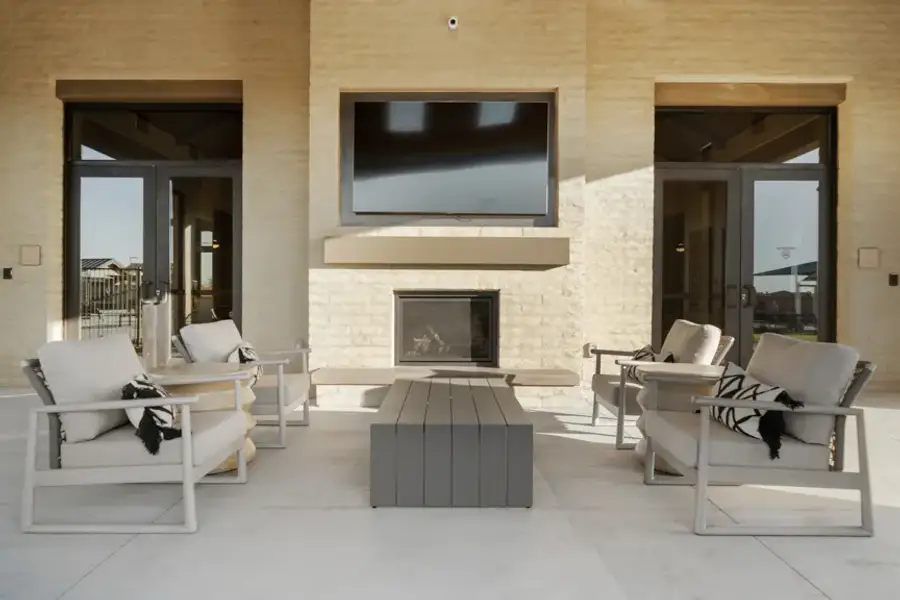 Exterior details and patio area of a home in Ellsworth Ranch, Queen Creek (Image 2). Exterior details and patio area of a home in Ellsworth Ranch, Queen Creek (Image 2).