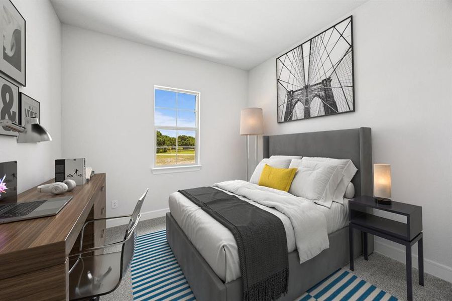 Furnished interior view inside a new home in Lincoln Pointe, Van Alstyne (Image 8). Furnished interior view inside a new home in Lincoln Pointe, Van Alstyne (Image 8).