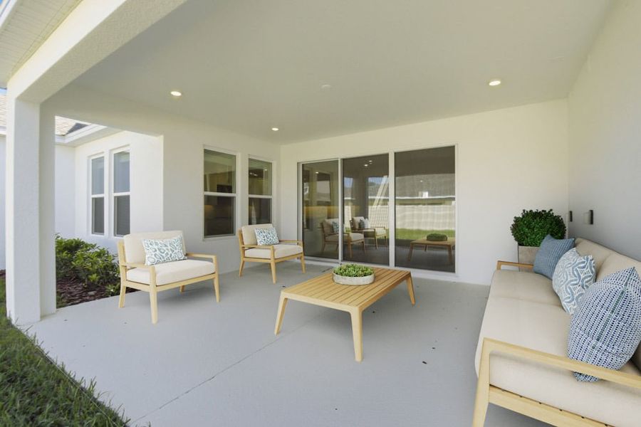 Representative exterior details of a home built from the Cumberland by Taylor Morrison in Harvest at Ovation, Winter Garden (Image 3).