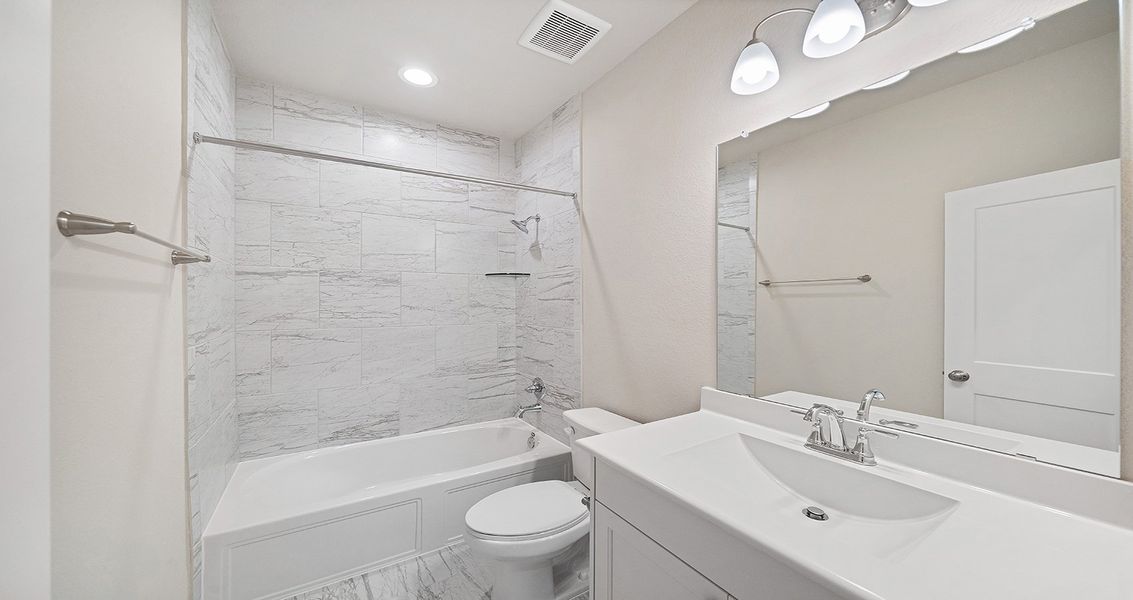 Furnished interior view inside a new home in The Highlands, Porter (Image 8). Furnished interior view inside a new home in The Highlands, Porter (Image 8).