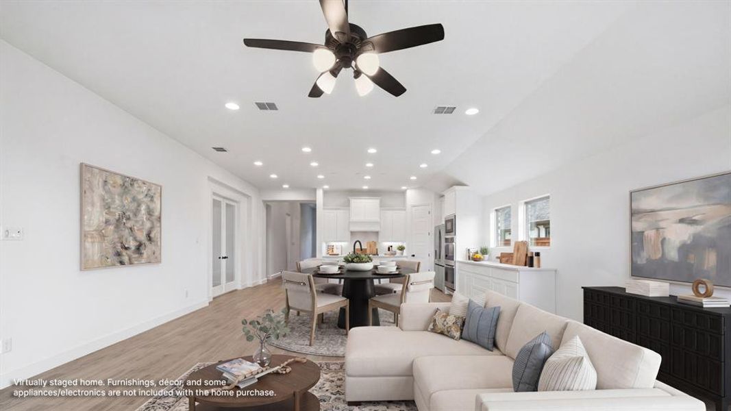 Furnished interior view inside a new home in M3 Ranch, Mansfield (Image 10).