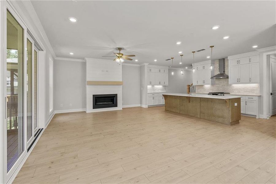 Spacious, unfurnished interior of a new home in Waterside Townhomes, Peachtree Corners (Image 27).