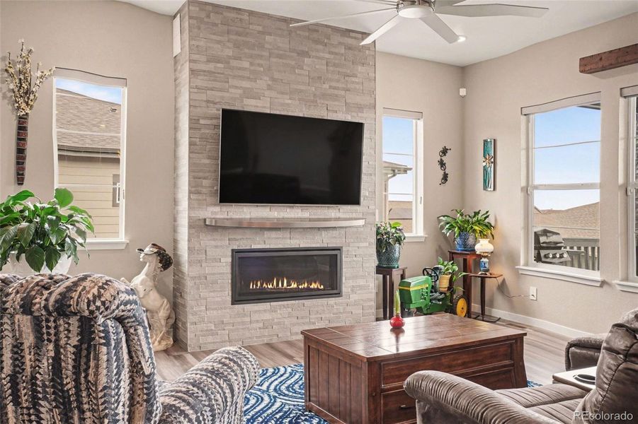 Furnished interior view inside a new home in , Aurora (Image 30).