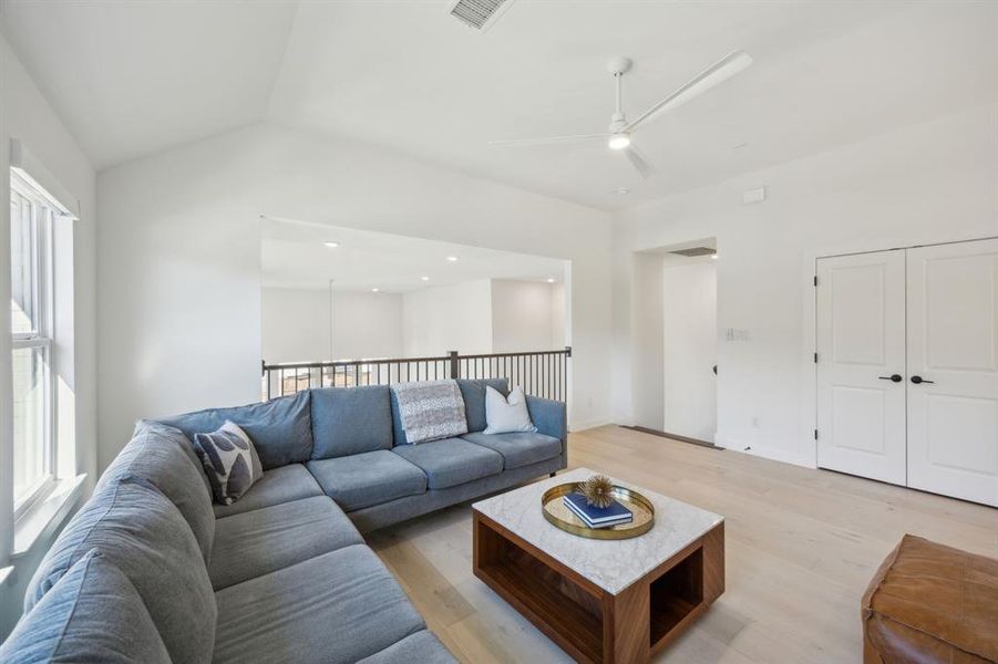 Furnished interior view inside a new home in , Richardson (Image 24).
