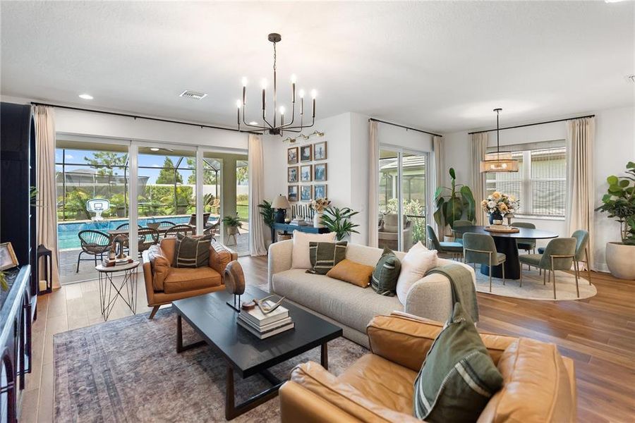 Furnished interior view inside a new home in , Bradenton (Image 7).