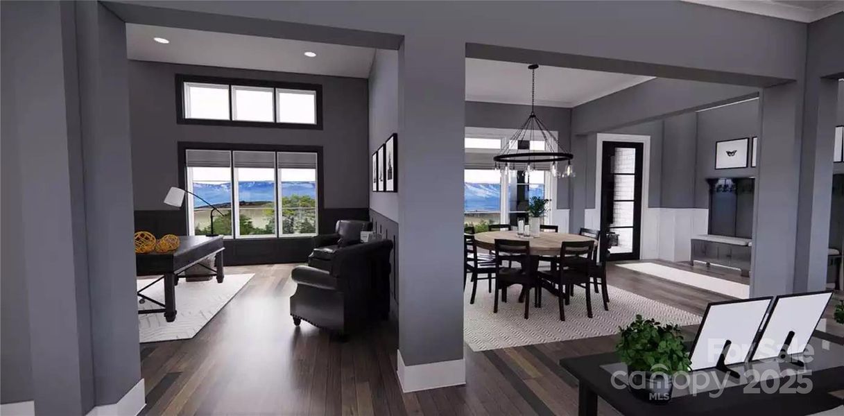 Furnished interior view inside a new home in , Denver (Image 3).