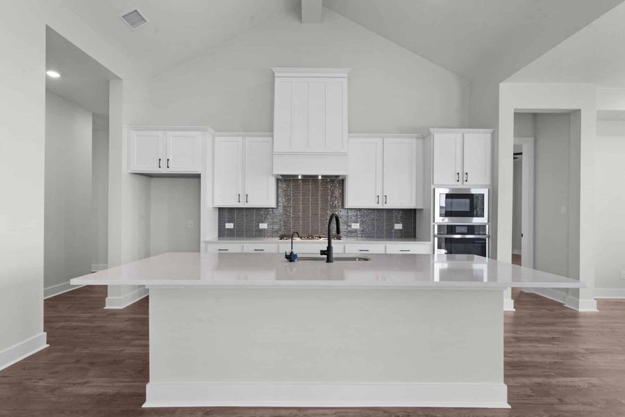 Furnished interior view inside a new home in Lariat, Liberty Hill (Image 9).