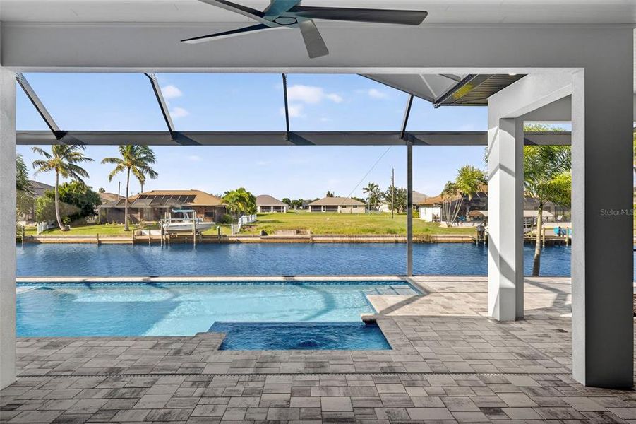 Exterior details and patio area of a home in , Cape Coral (Image 25). Exterior details and patio area of a home in , Cape Coral (Image 25).