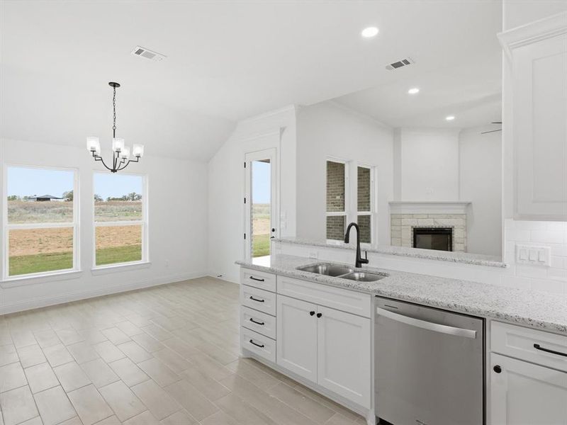 Furnished interior view inside a new home in , Tolar (Image 8).