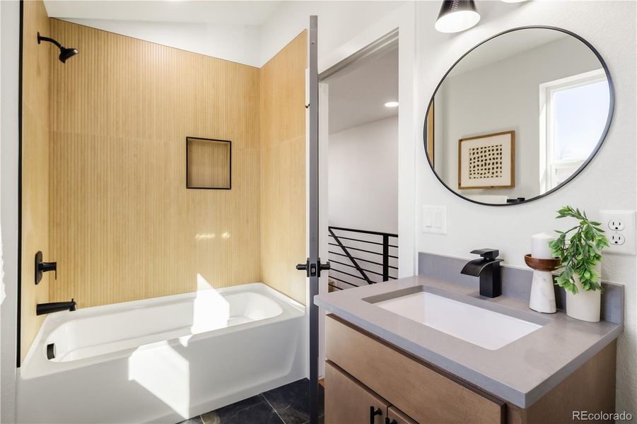 Furnished interior view inside a new home in , Denver (Image 12).